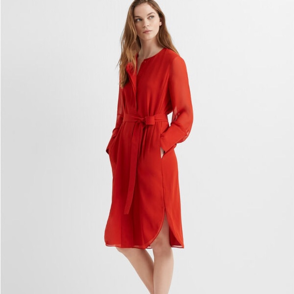 New | Club Monaco | Silk Shirt Dress